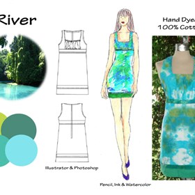 Phenomenon of Nature Fashion Designs: River