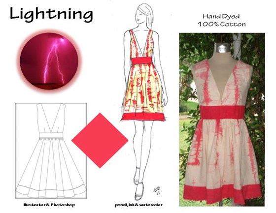 Phenomenon of Nature Fashion Designs: Lightning